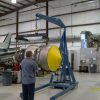 Floor Crane For Airplane Engine Removal