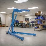 Floor Crane – Foldable Hydraulic Shop Crane