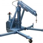 Floor Crane – Powered Adjustable Leg – Swivel