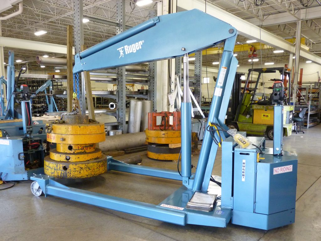 Heavy Duty Powered Floor Crane by Ruger