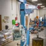 Hydraulic Floor Crane – Custom Winch