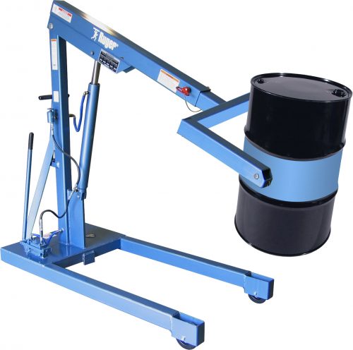 Ruger Portable Drum Handling Crane, 55 Gallon