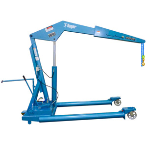 Condensed Straddle Shop Crane - Ruger Floor Cranes - Ruger Industries