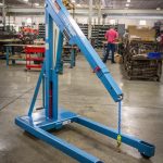 Hydraulic Floor Crane – Industrial Shop Crane
