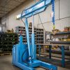 Condensed Straddle Small Footprint Floor Crane, Powered