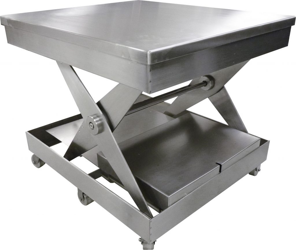 Stainless Steel Lift Table By Ruger