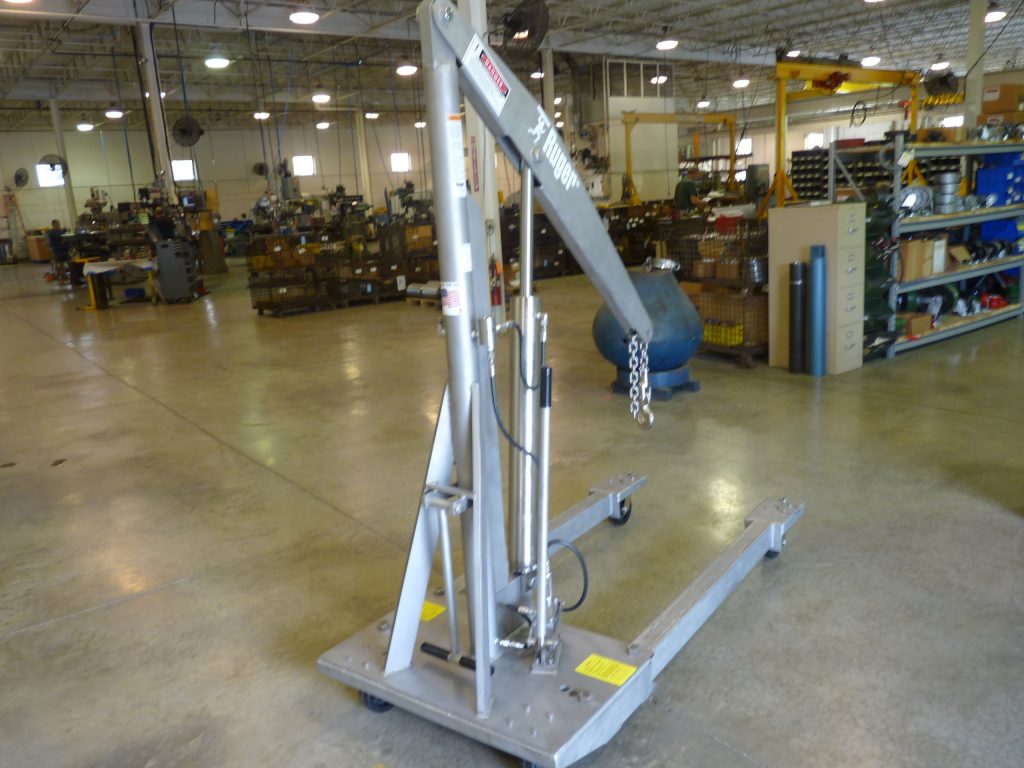 Stainless Steel Manual Adjustable Shop Floor Crane