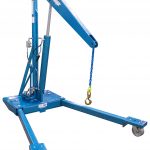 Adjustable Leg Hydraulic Floor Crane – Manual