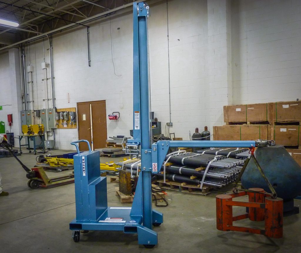 Vertical Lifting Counterbalance Floor Crane by Ruger